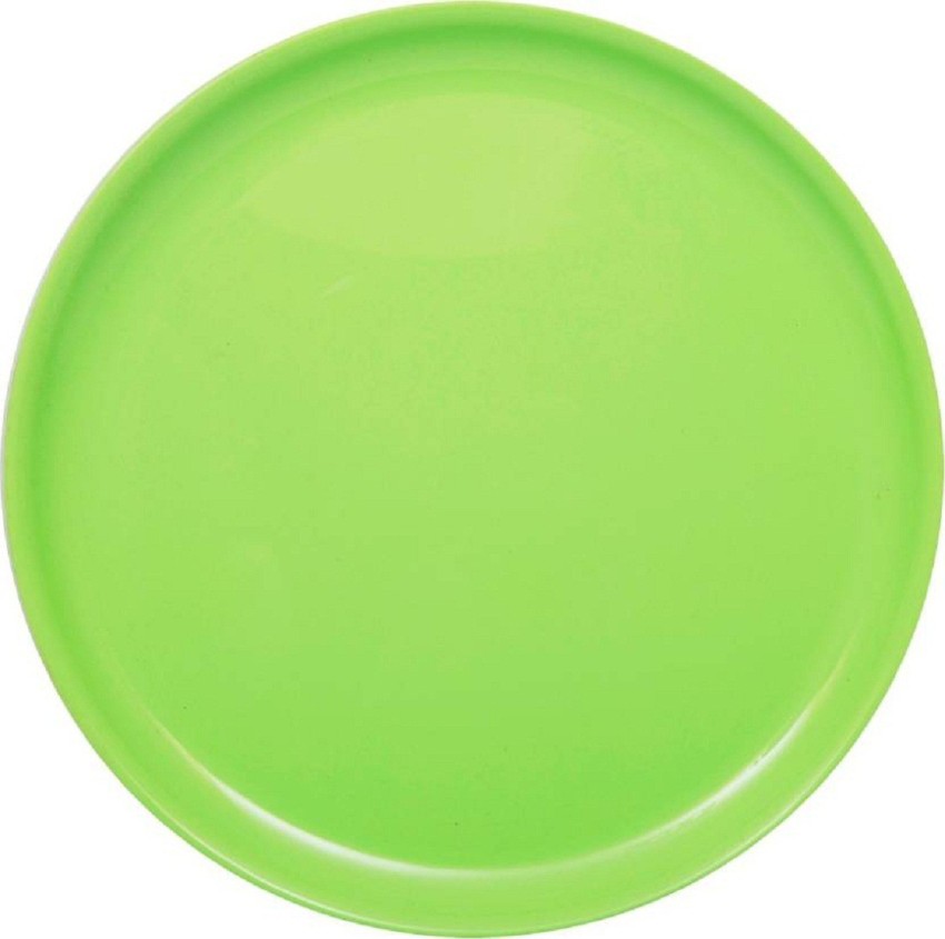 Green shop plastic plate