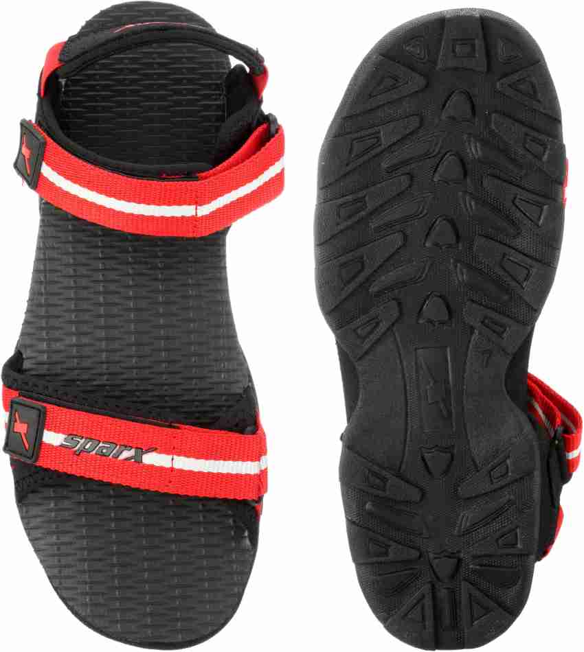 Sparx sandals clearance red black