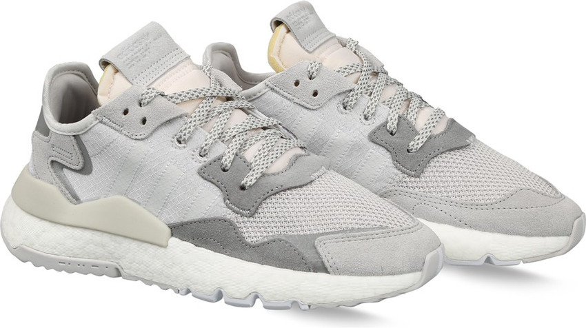 Nite jogger white grey top