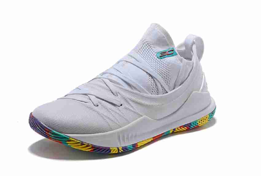 Curry SC 5 Low White Rainbow Walking Shoes For Men Buy Curry SC 5 Low White Rainbow Walking Shoes For Men Online at Best Price Shop Online for Footwears in India Flipkart