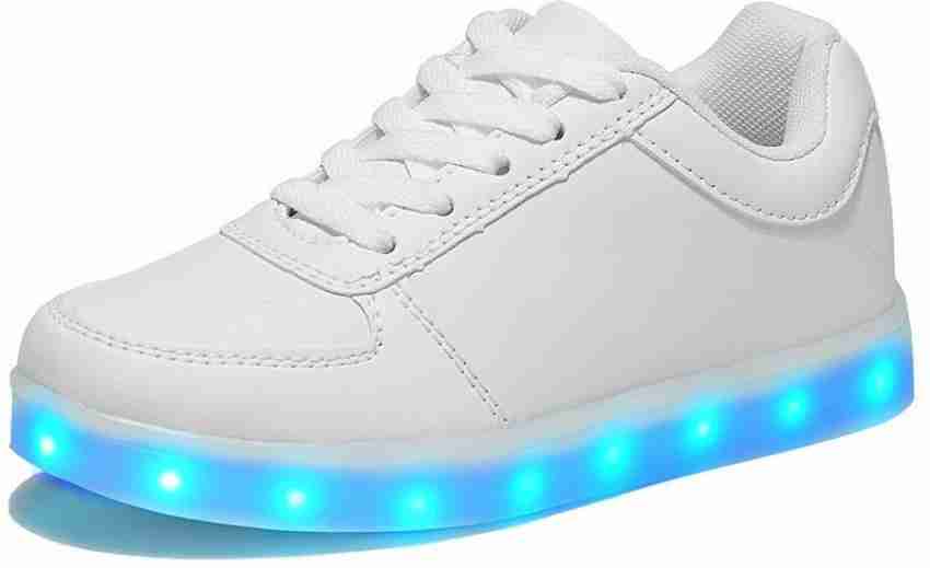 Girl's Rechargeable Color Changing Light Up LED Athletic Shoe