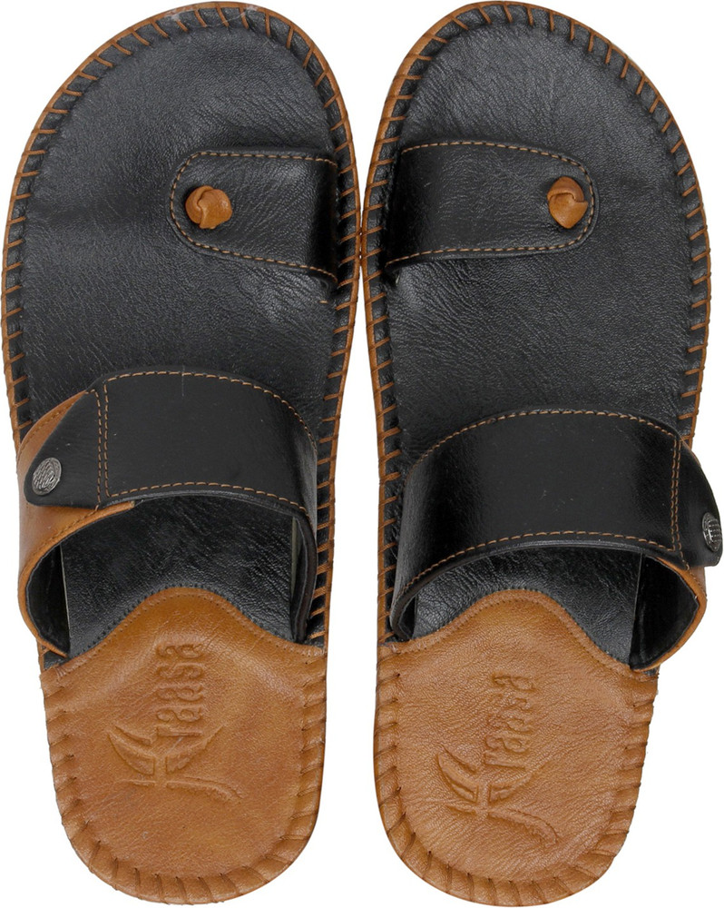 Kraasa Men Men Synthetic Leather Chappal (Black) Slippers - Buy Kraasa Men  Men Synthetic Leather Chappal (Black) Slippers Online at Best Price - Shop  Online for Footwears in India | Flipkart.com