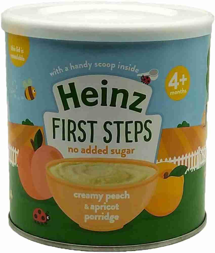 Heinz peach and apricot porridge 2025
