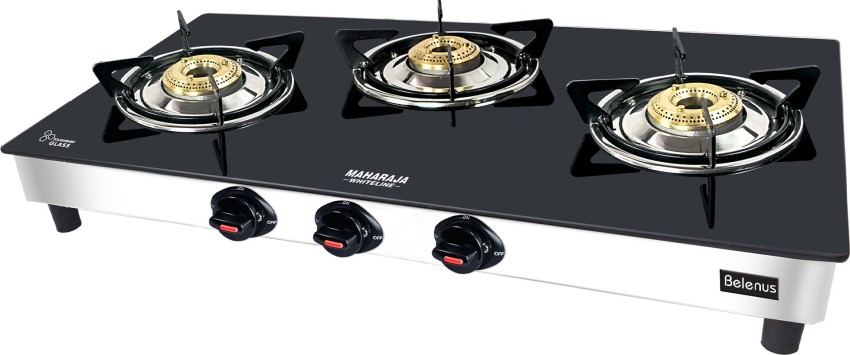 Maharaja whiteline 3 burner gas deals stove