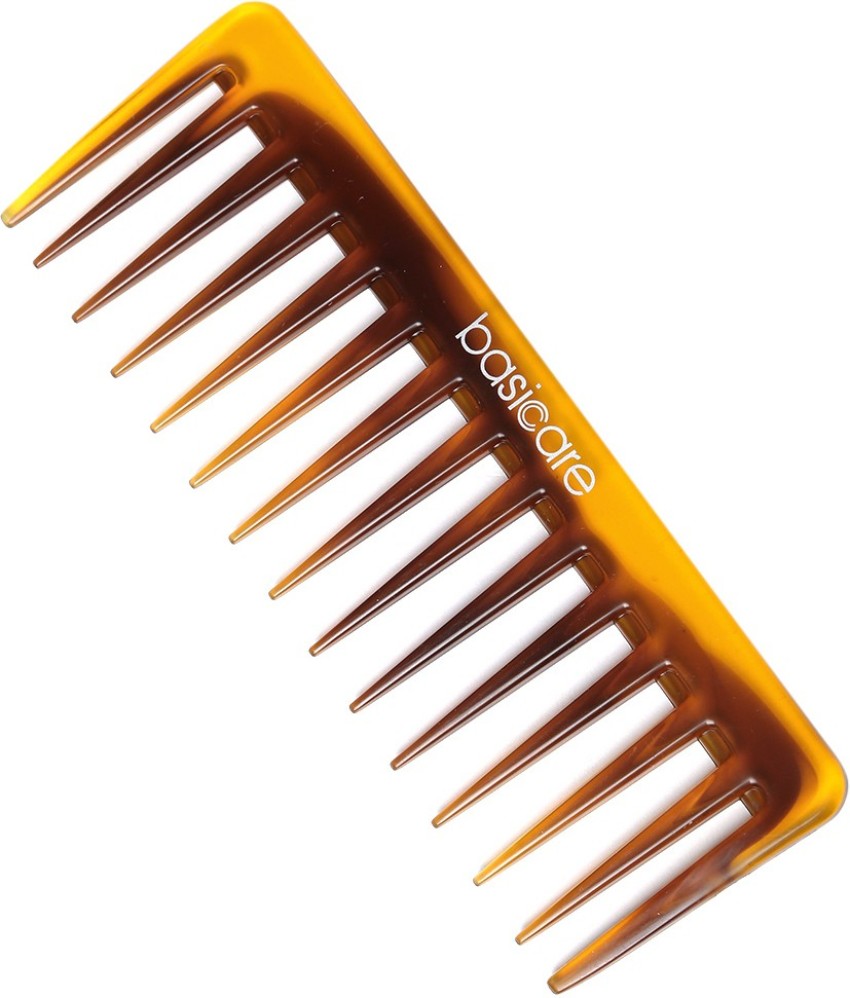 Majestique Hair Detangling comb  Wide Teeth Perfect for Grooming and  Styling  Color May VaryPack of