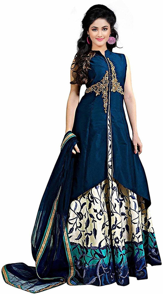 Flipkart indo western deals lehenga