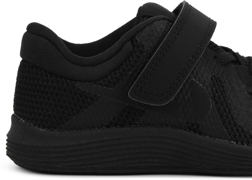 Black nike velcro store shoes