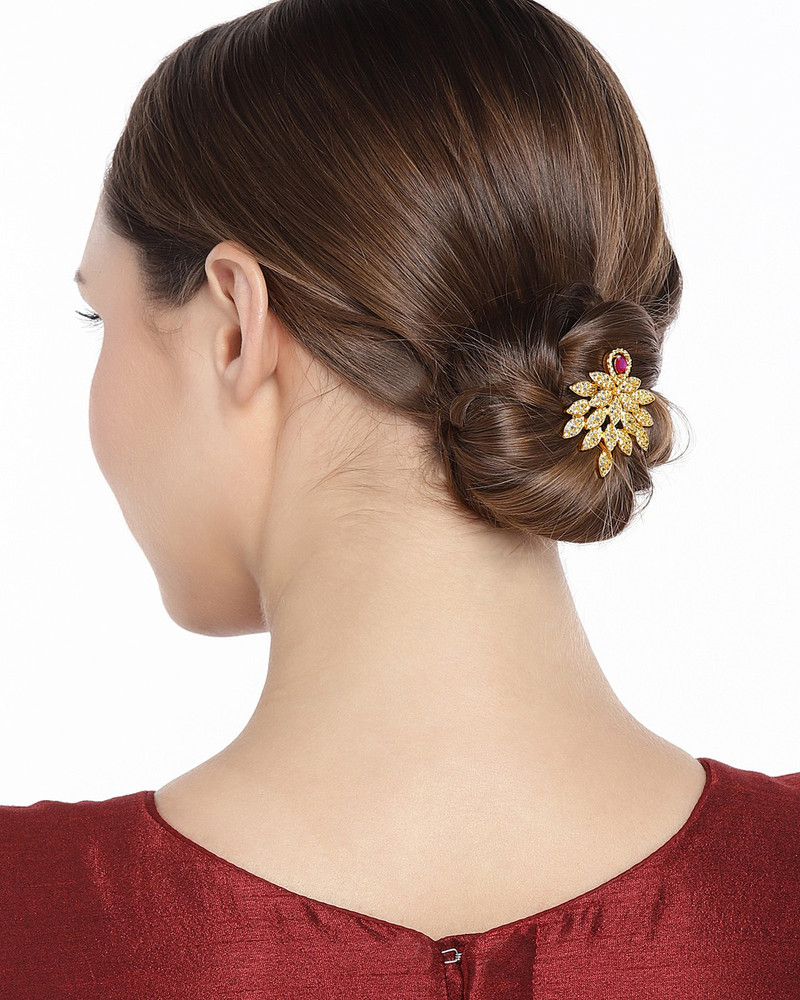 Diamond hair brooch outlet