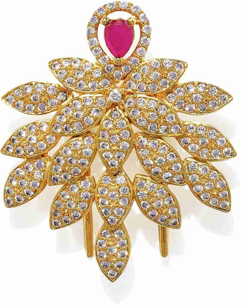 Diamond hair brooch on sale