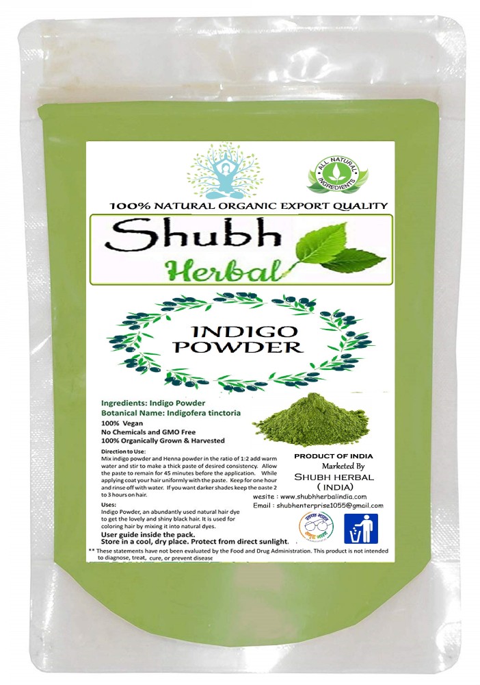 Shudh Online Indigo Powder Organic for Hair Black Colour