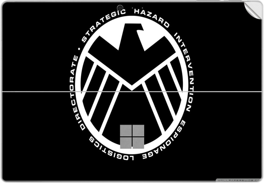 GADGETSWRAP GWSE-566 Printed marvel the avengers shield logo Vinyl