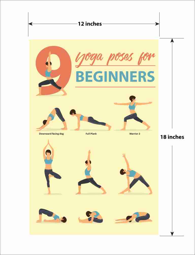 20 Yoga Poses for Complete Beginners (+ Free Printable