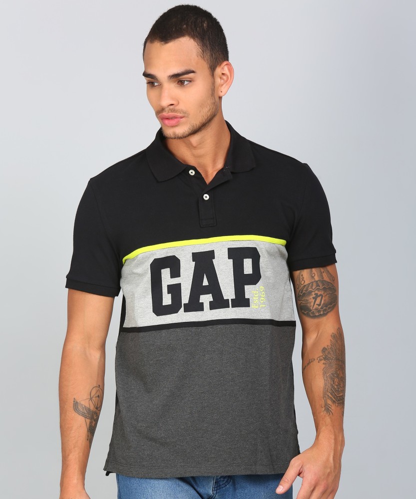 Gap black polo on sale shirt