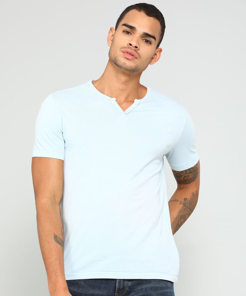 GAP Solid Men V Neck Light Blue T Shirt Buy GAP Solid Men V Neck Light Blue T Shirt Online at Best Prices in India Flipkart