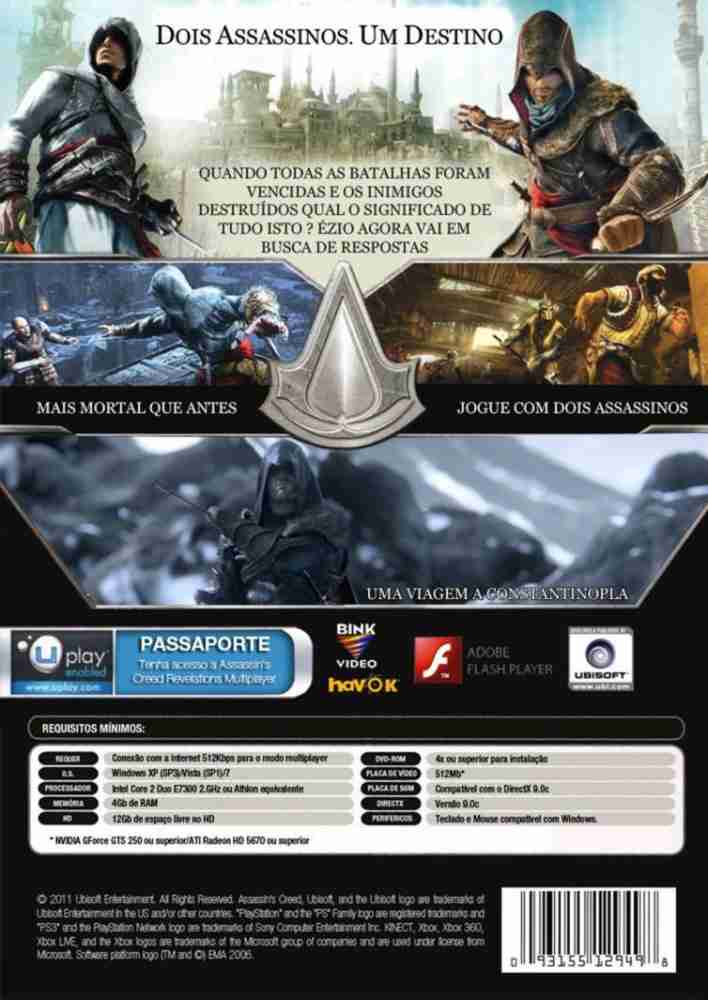 ASSASSINS CREED REVELATIONS PC DVD ROM ONLINE VIDEO GAME COMPLETE