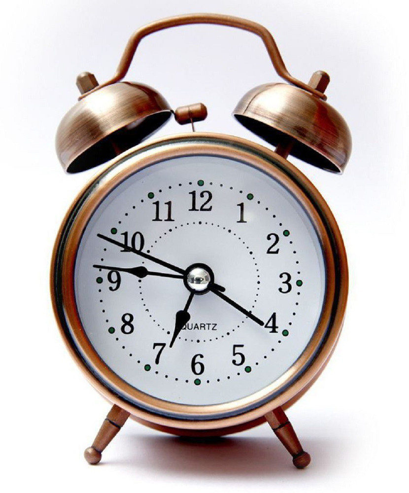 SHUANG YOU Analog Analog Vintage Look Table Alarm With NIght Led Alarm Clock Pack of 1 Clock
