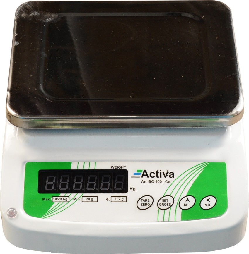 ACTIVA Digital Weighing Scale for Shop, 50 Kg Capacity weight