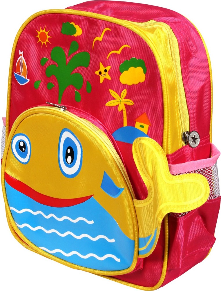 CONTINENTAL Fish kids School Bag - Red ( IT N - 042