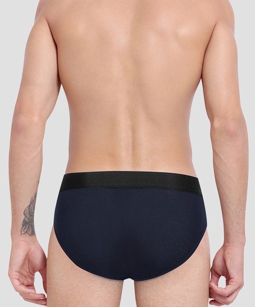 Buy Pepe Jeans Men Cotton Brief (Chocolate Space Dyed