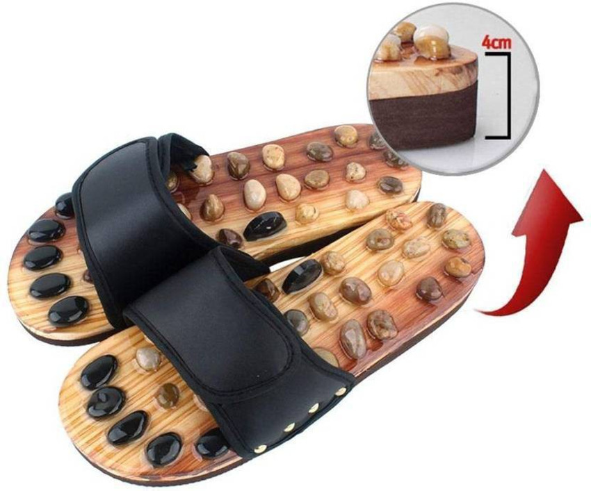 sourceindiastore Stone Chappal Fitness Acupuncture Points Foot Massager Slipper Shoes for Men and Women Massager Multicolor Massager sourceindiastore Flipkart