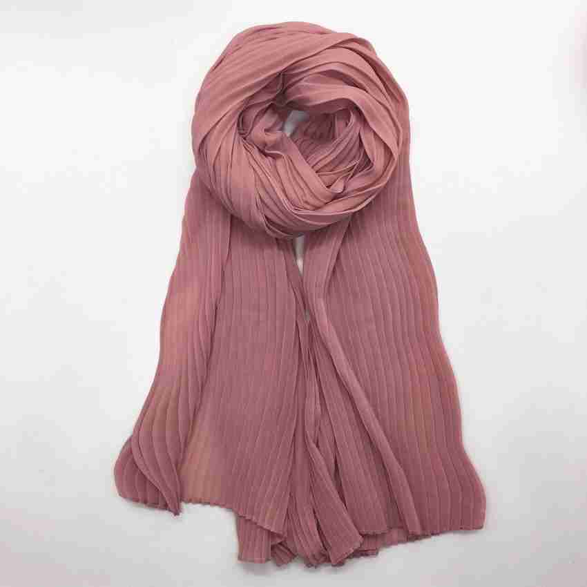 veilsofheaven Solid Pleated Bubble Chiffon Women Stole, Scarf - Buy  veilsofheaven Solid Pleated Bubble Chiffon Women Stole, Scarf Online at  Best Prices in India | Flipkart.com