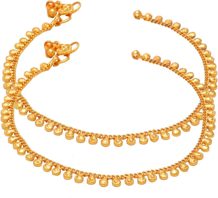 Pure gold online anklet