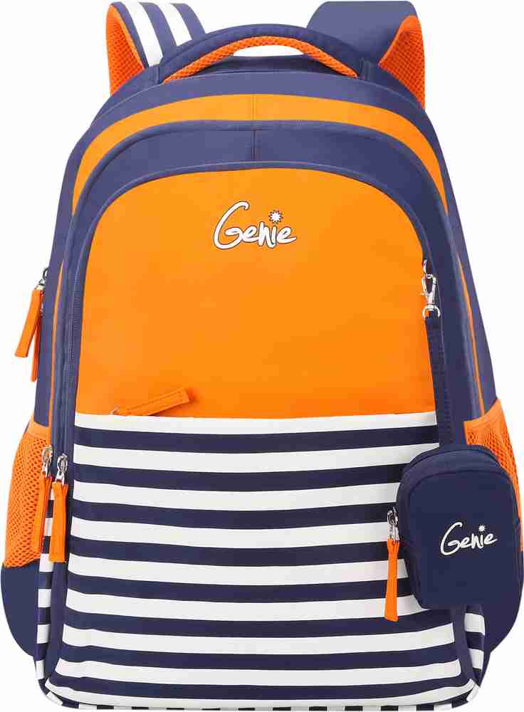 Genie Nautical Plus Orange 19 inch Backpack Flipkart
