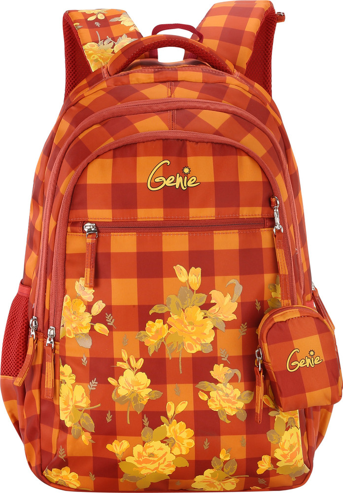 Flipkart Genie Primrose Orange 17 inch Backpack Waterproof
