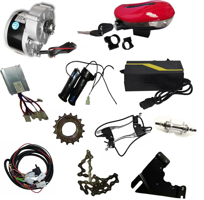naksautomation Ebicycle Gear Motor kit 24V 250W Motor Control