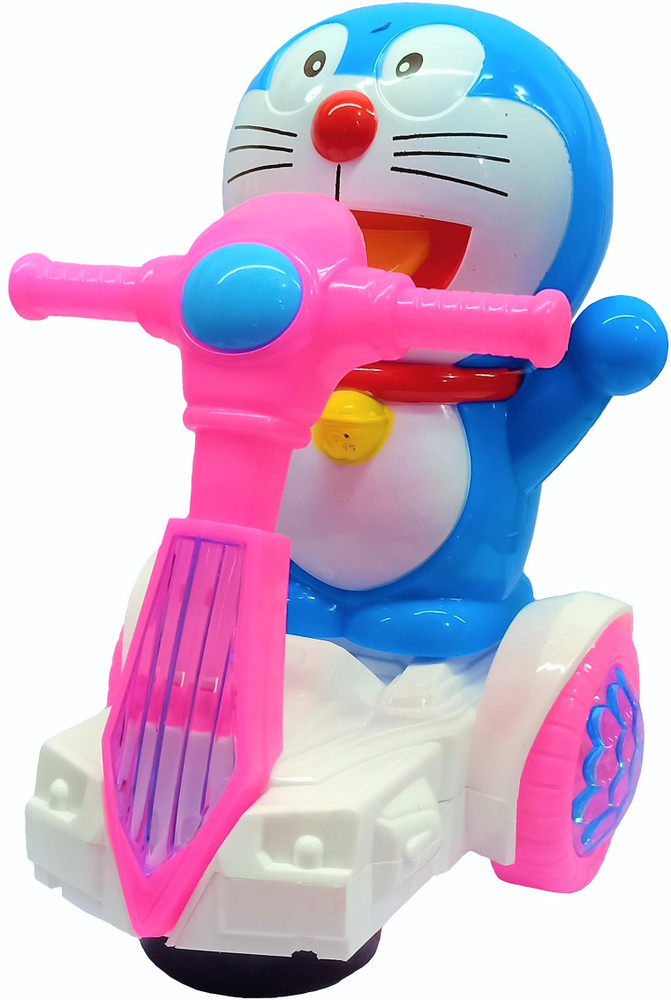 Darling Toys Bump Go Doraemon Tricycle Electric Sound Toy Car