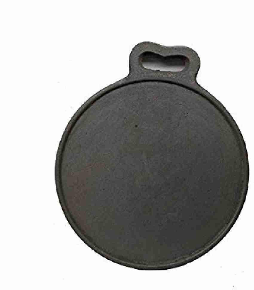  Sumeet Pre Seasoned Cast Iron Roti/Chapati Tawa, 25.6cm,  Weight- 1.690Kg, Black: Home & Kitchen