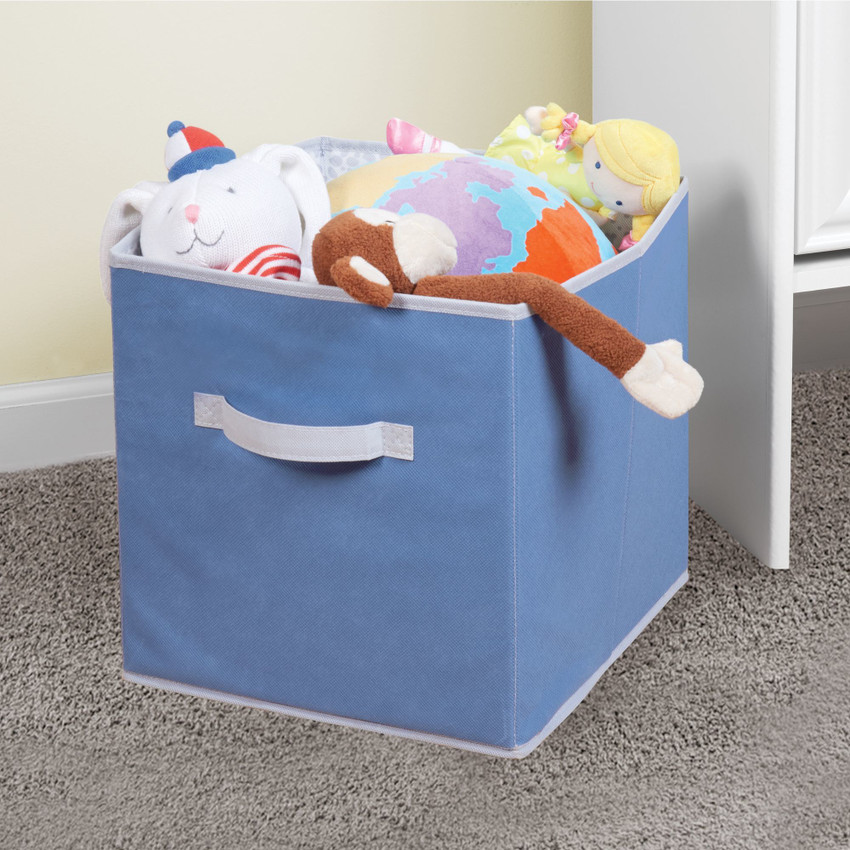 INTERDESIGN Polypropylene ID jr Dotti Fabric Storage Cube for
