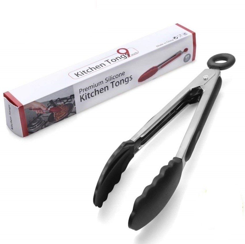 Gorilla Grip  Silicone Kitchen Tongs - 2 Piece Set