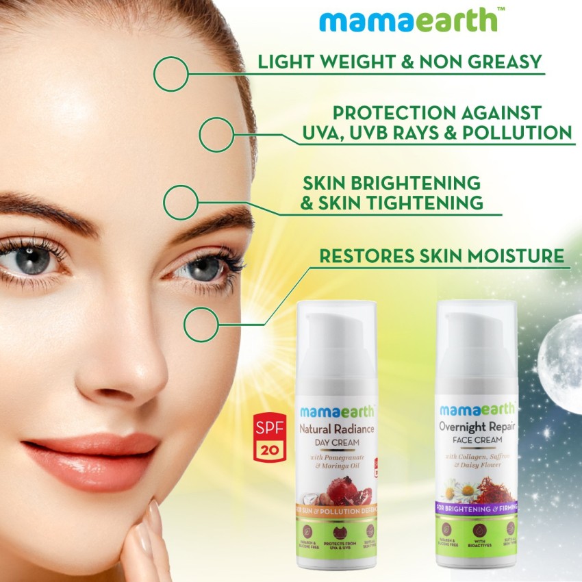 Mamaearth shops day and night cream