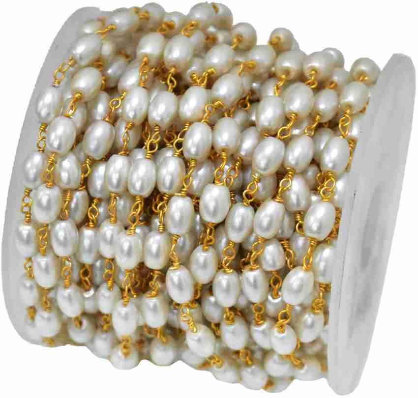 Pearl chain outlet for jewellery making