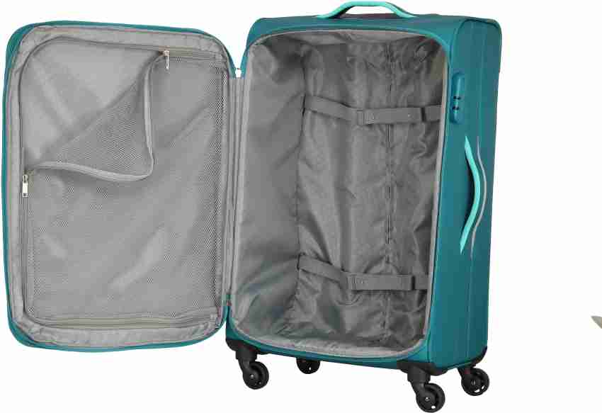 AMERICAN TOURISTER DETROIT SPINNER 81 CM TEAL Expandable Check in Suitcase 4 Wheels 32 inch TEAL Price in India Flipkart