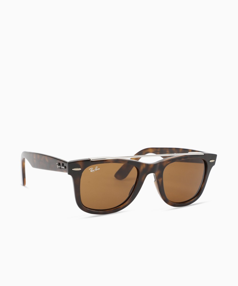 Buy Ray Ban Wayfarer Sunglasses Brown For Men Online Best Prices in India Flipkart