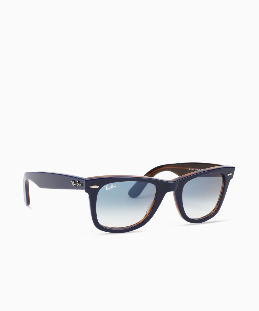 Buy Ray Ban Wayfarer Sunglasses Blue For Men Online Best Prices in India Flipkart