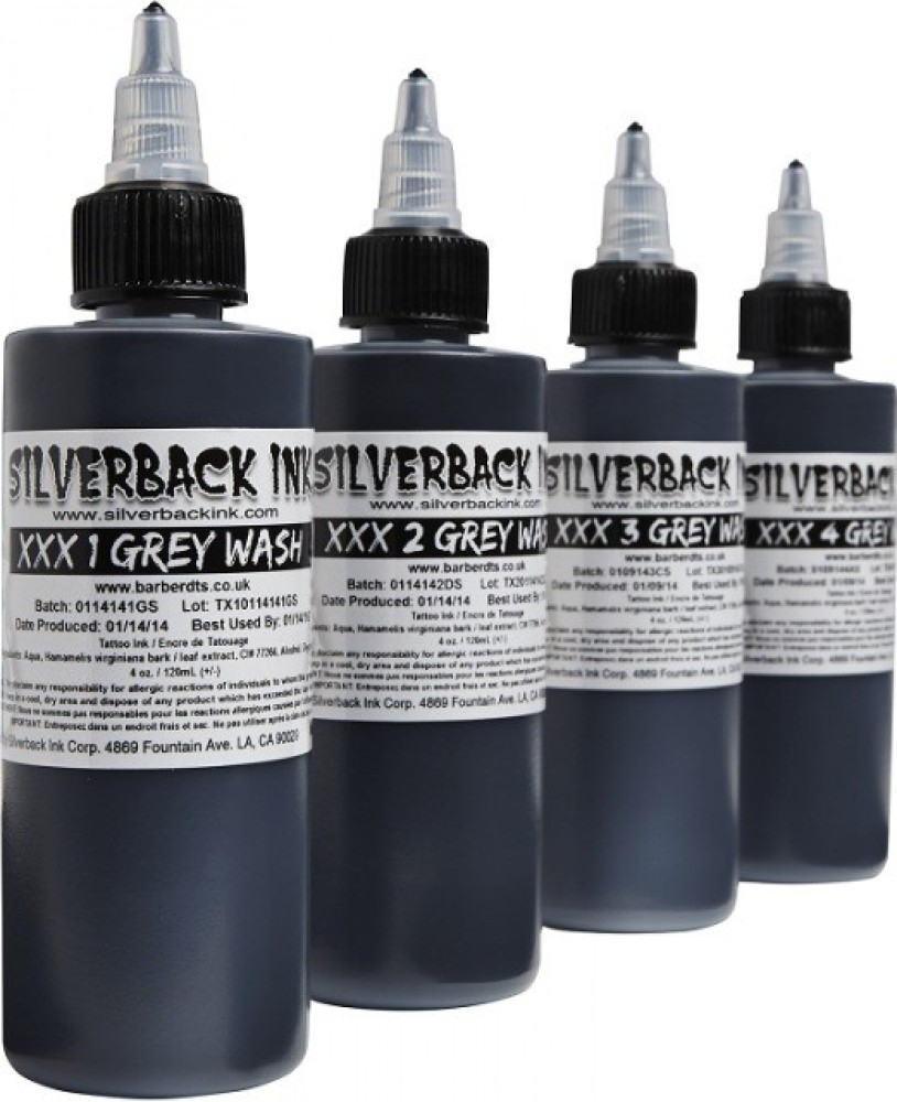 Buy Silverback Ink 4 OZ XXX Black Stupid Black  Clear Stupid Black  Online at Low Prices in India  Amazonin