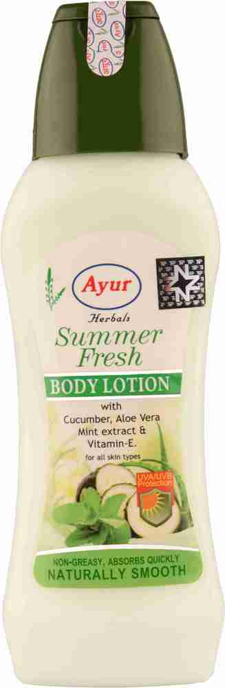 Ayur Summer Fresh Body Lotion Price in India Buy Ayur Summer Fresh Body Lotion online at Flipkart