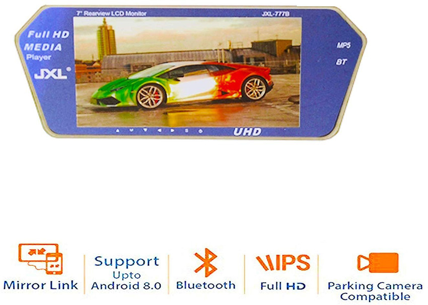 Multimedia rear view sales mirror