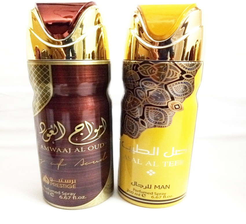 Lattafa AMWAAJ AL OUD AND ASAL AL TEEB Deodorant Spray For Men
