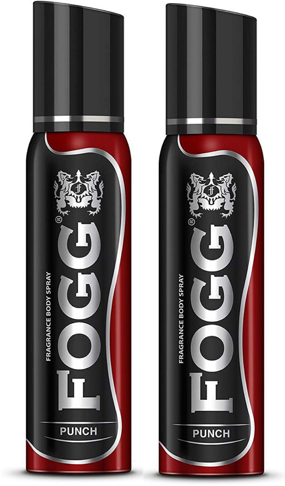 FOGG Punch Body Spray 120ml Each Pack of 2 Deodorant Spray For