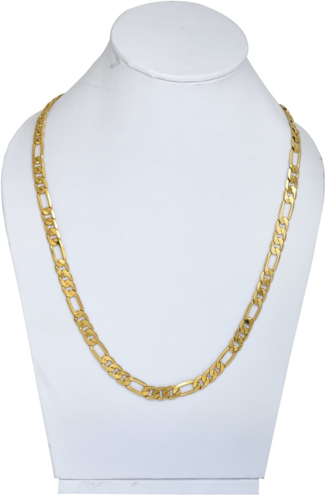 Dzinetrendz Brass Gold plated, Long oval design, super smooth finish,  stylish 22 Inch long, Fashion necklace chain Women Stylsih Gold-plated  Plated Brass Chain Price in India - Buy Dzinetrendz Brass Gold plated