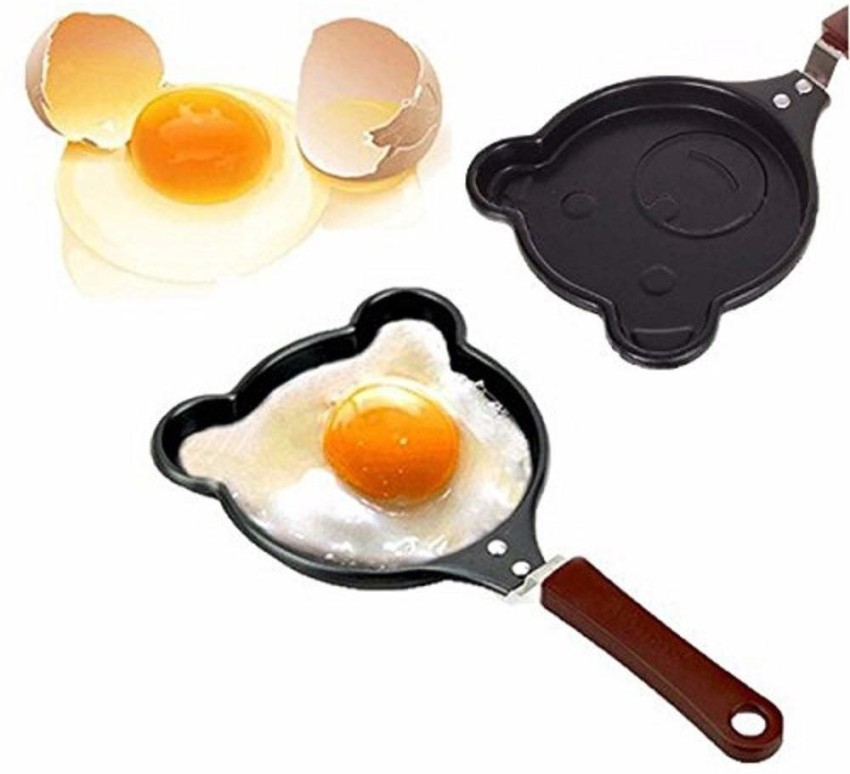 Egg Frying Pans Double Side Egg Cooker Pan, 4 Cups Nonstick Omelet Pan,  with Cartoon Animal Pattern Breakfast Burger Cooker for Pancake Kitchen