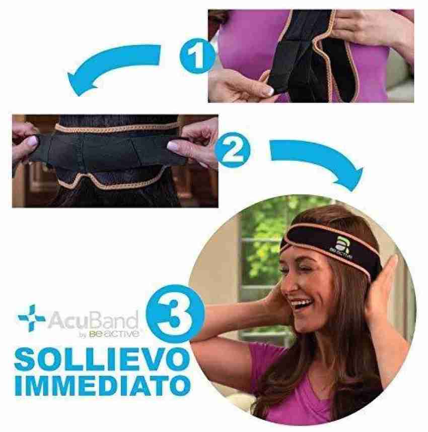 MODERNINNOVATOR MI F0040 Head belt Head Massager Tension Headache Relief  Wrap - Uses Pressure to Relieve Pain Massager Massager - MODERNINNOVATOR 