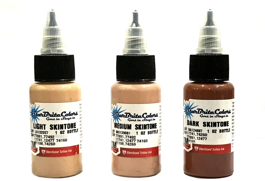 Color Selector Skin Tone Tattoo Ink  Best  Colorful Tattoo Ink