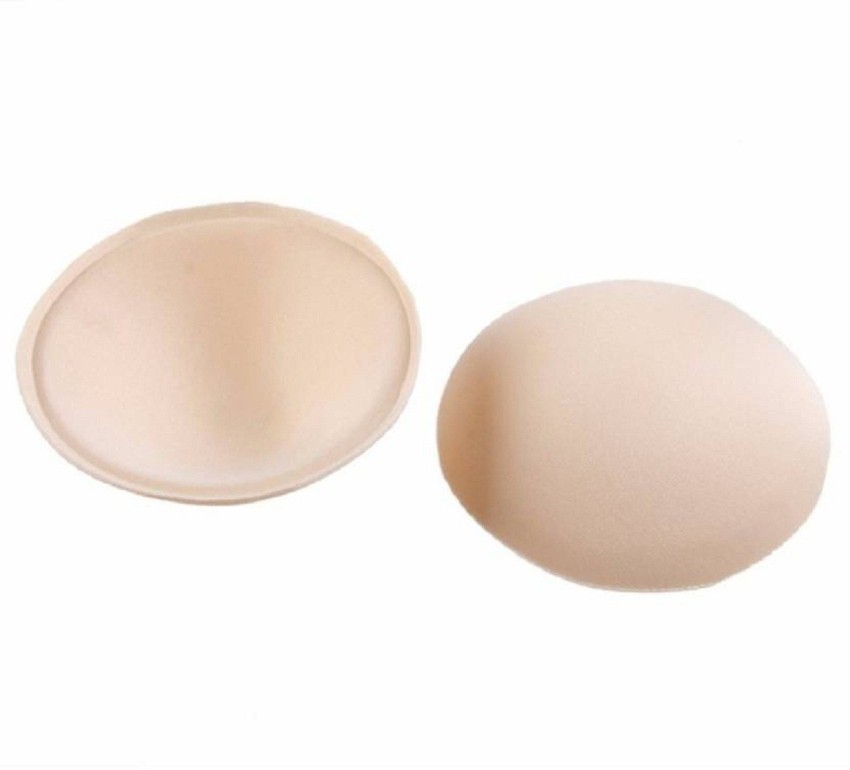 BOLDNYOUNG Women's Cotton Cup Bra Pad (Beige , 32) Pack of 2 , one