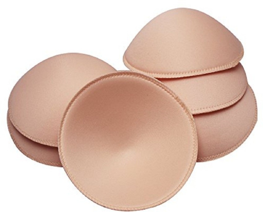 BOLDNYOUNG Women's Cotton Cup Bra Pads (Pack of 3 , One Pair