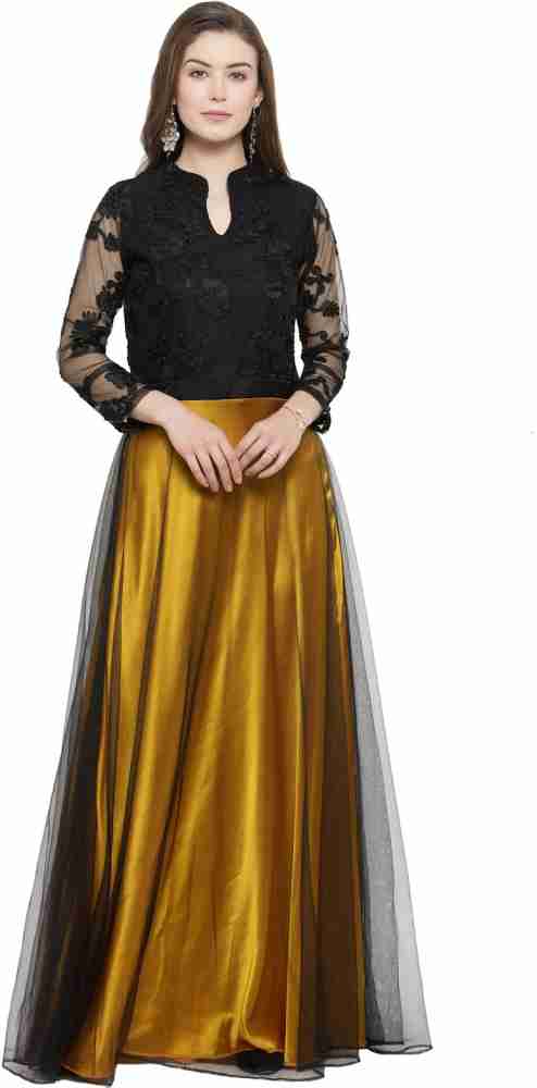 Just Wow Women Maxi Yellow Dress Buy Just Wow Women Maxi Yellow Dress Online at Best Prices in India Flipkart